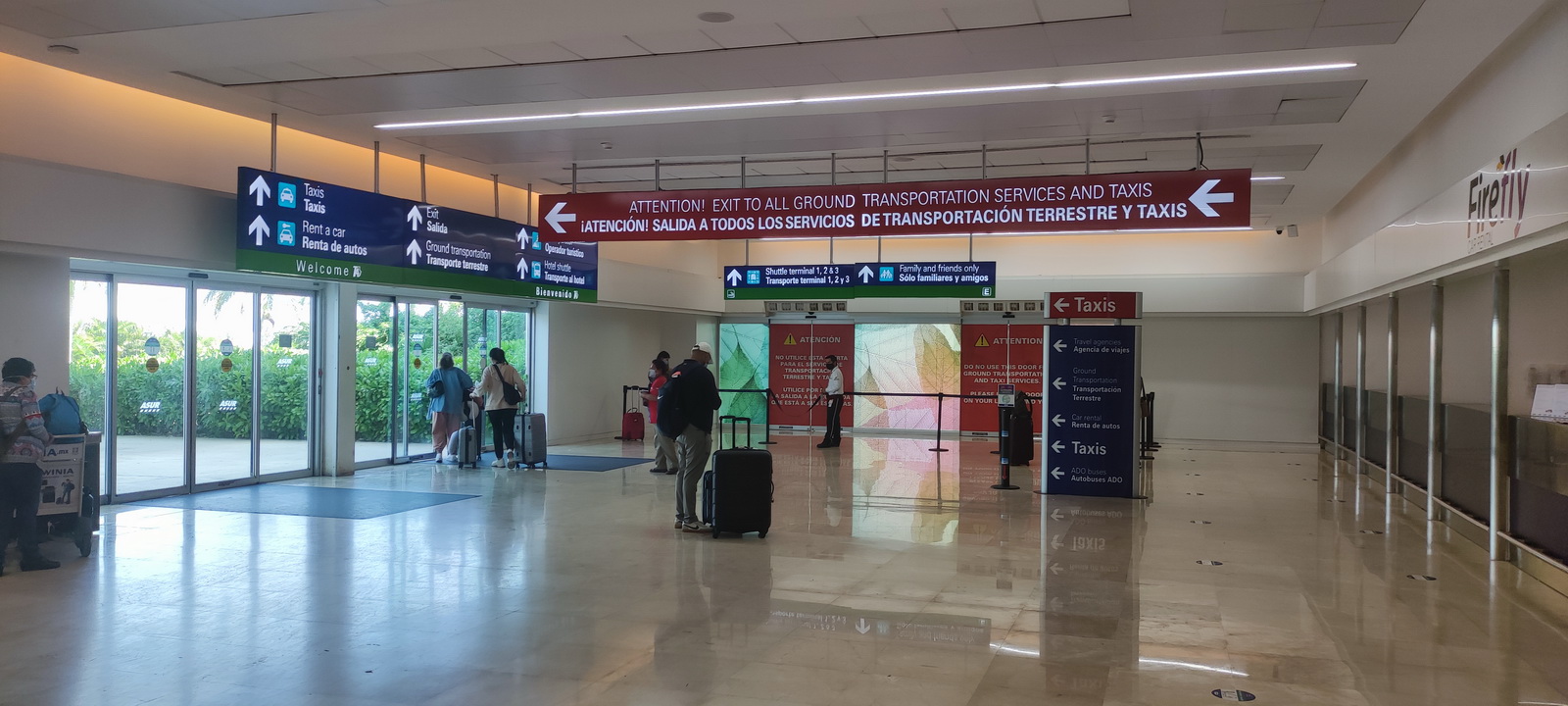 Cancun Airport (CUN) Terminal 4 arrivals area
