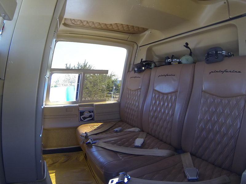 Helicopter interior